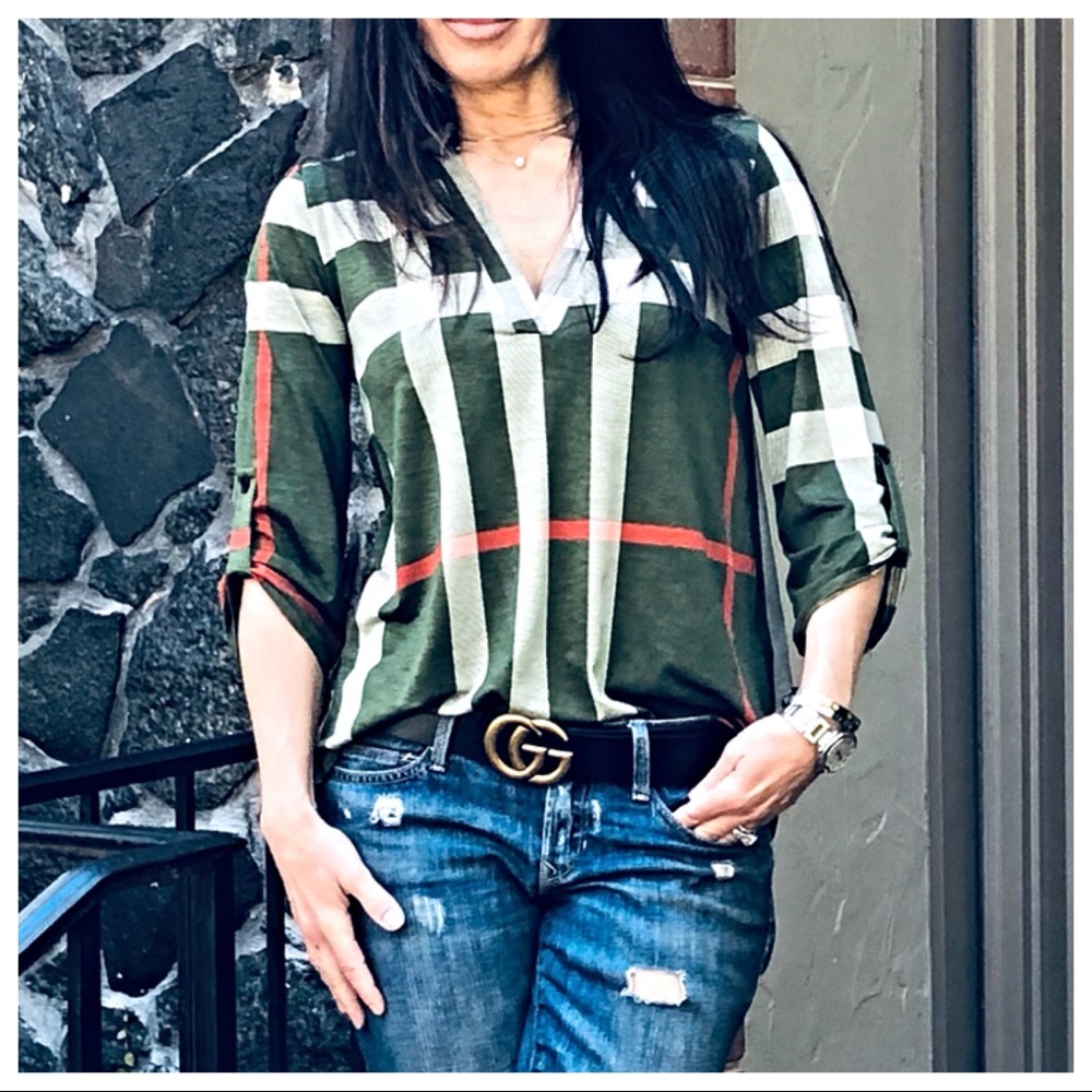✨LAST ONE SALE ✨Mandarin collar chic top - Picture 6 of 7